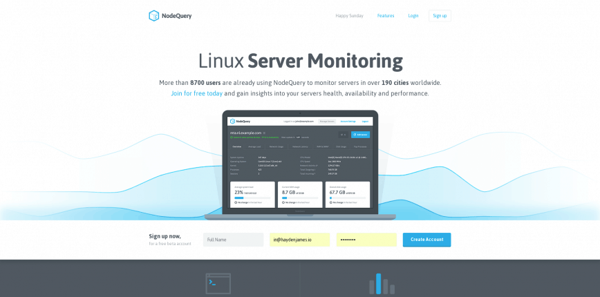 NodeQuery · Linux Server Monitoring