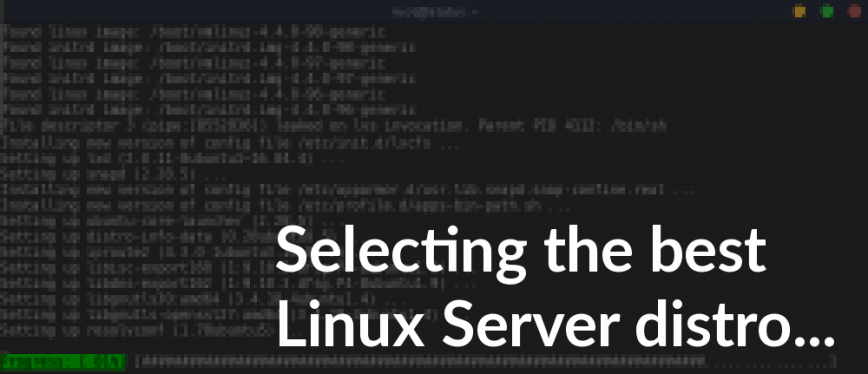 Linux Server Distro - Selection Guide