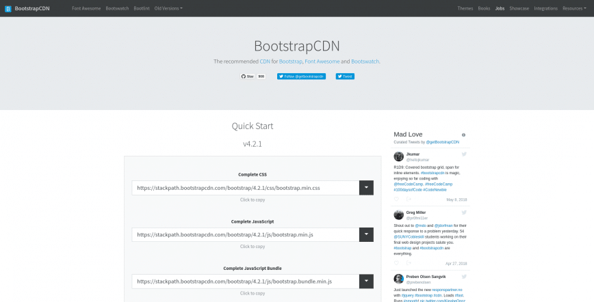 BootstrapCDN by StackPath